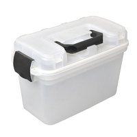 Boîte à outils portable en plastique robuste et protectrice