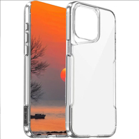 GSCASE New Style 2.0mm Acrylique TPU Clear Mobile Phone Case Anti Scratch Back Cover Case pour iphone 16 Pro Max Plus