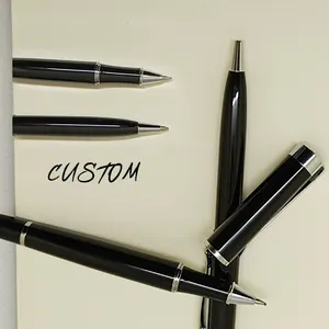 Новое поступление быстрая доставка Индивидуальный переработанный логотип реклама рекламная шариковая ручка подарок металлическая пластиковая шариковая ручка