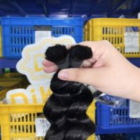 Cheveux vierges indiens de qualité supérieure en gros, couleur naturelle, 12-30 pouces