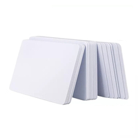Hochwertige Bedruckbare CR80 Laminierte Weiße Kunststoff-ID-Karte 13.56MHz RFID Leere Inkjet PVC-Karten für den Zutrittskontrollkarten-Druck