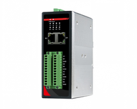 Gateway Modbus de 8 Canales para Control Industrial, Montaje en Riel DIN, RS232/485, Aislamiento Galvánico, Ethernet 10/100/1000Base-T, TCP RTU/ASCII