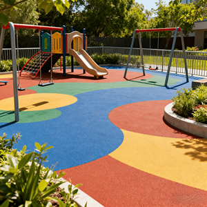 Vente en gros d'usine INOLP de polyuréthane adhésif certifié PU liant Epdm granulés de caoutchouc fabriqués en Chine/sol sportif/enfants - Product Image 6