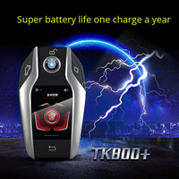 LCD ekran ile modifiye butik akıllı uzaktan araba anahtarı bmw için tek anahtar başlangıç fonksiyonu ile tüm orijinal arabalar için uygun