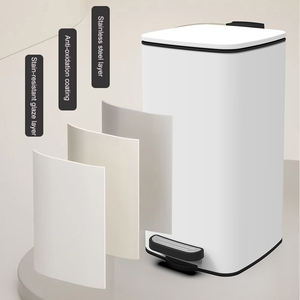 6l/8l/30l वर्ग स्टेनलेस स्टील पेडल कचरा कचरा, बिक्री के लिए कार्यालय कचरा बेंस रसोई/बाथरूम भंडारण बाल्टी को बेच सकता है - Product Image 2