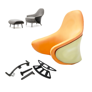 Confortable fauteuil de loisirs en mousse moulée en polyuréthane à prix compétitif Pièces de chaise inclinable à remplissage en mousse à mémoire de forme - Product Image 3