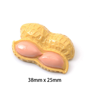 Prix de gros Lovely Faux pois de maïs cacahuète Design Flatback Cabochon en résine <span class=keywords><strong>Craft</strong></span> - Product Image 4