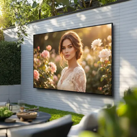 Écran numérique intelligent extérieur 65 pouces 4K UHD 3500 nits, étanche IP65, lisible en plein soleil, avec animation et signalisation directionnelle