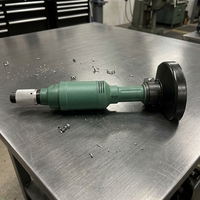Meuleuse d'angle pneumatique S60A, Meuleuse droite S80A, Meuleuse à tige allongée S60-58/780, Trou interne, Couple de 30 Nm, 1500 tr/min
