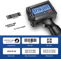 Imprimantes jet d'encre portables haute qualité 600 DPI 12,7 mm à séchage rapide pour codes textiles et numérotation – Idéales pour les petites entreprises