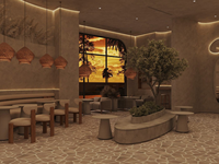 Aménagement intérieur de comptoir de restaurant, mobilier de café, décoration, équipement de café