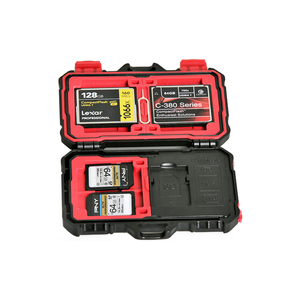 Bán buôn tùy chỉnh ABS vật liệu chống nước chủ thẻ trường hợp CF/<span class=keywords><strong>SD</strong></span>/TF Bộ nhớ lưu trữ thuận tiện chủ thẻ trường hợp - Product Image 4