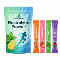 Poudre d'électrolytes à marque privée, livraison rapide, sachets d'électrolytes pour l'hydratation