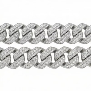 <b>Top</b> Selling Moissanite 925 Sterling <b>Silver</b> Diamond Necklace Fine Jewelry Chain for <b>Women</b> for Wedding Engagement For Sale - Product Image 6