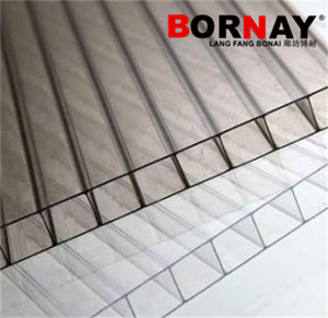 Nouveaux panneaux solaires PC BORNAY à double paroi, toit en plastique transparent, plaque PC alvéolaire <span class=keywords><strong>pour</strong></span> arrêt de bus, plaque en <span class=keywords><strong>polycarbonate</strong></span> à double paroi - Product Image 1