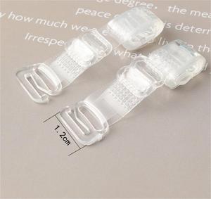 LS078 Bretelles de <span class=keywords><strong>soutien</strong></span>-<span class=keywords><strong>gorge</strong></span> transparentes en TPU à boucle en plastique givré haute élasticité, invisibles et réglables - Product Image 5