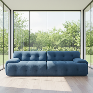 Ensemble de canapés modulaires sectionnels blancs modernes, canapé capitonné, <span class=keywords><strong>fauteuil</strong></span> confortable et élégant pour salon, appartement, hôtel, intérieur - Product Image 2