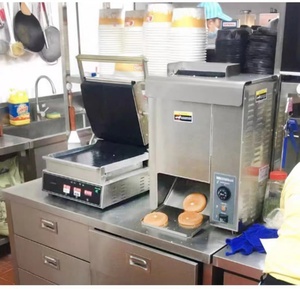 Kommerzielle CE Fast Food Hamburger Brot Toaster Automatische Burger Brötchen Toaster Preis Burger Brötchen Vertikale Toaster Maschine - Product Image 5