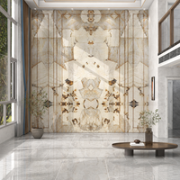 Dalles de pierre frittée blanches de luxe pour revêtements de sol et dessus de table, résistantes aux taches, pour usage intérieur et extérieur