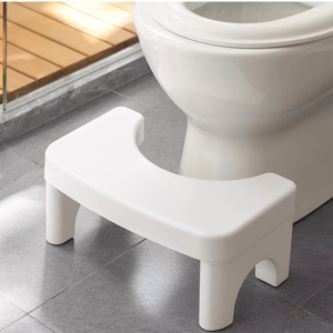 Elderly Chair Toilet Wheel <b>Stool</b> Non-Slip Foldable Squat <b>Stool</b> <b>for</b> <b>Bathroom</b> Easy Walk & Step WC Feature - Product Image 3