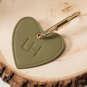 Hiện đại dập nổi hình trái tim Móc khóa móc khóa kim loại móc khóa cá nhân phong cách hoạt hình da Keyring ý tưởng món quà tuyệt vời - Product Image 4