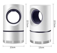 Lampe anti-moustique d'intérieur Piège à mouches USB pour usage domestique Veilleuse LED Insecte Zapper pour chambre à coucher, arrière-cour, bureau
