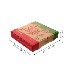 Boîte à pizza biodégradable personnalisée de haute qualité, boîte à pizza en carton en gros, boîte à pizza personnalisée de haute qualité, imprimée, de qualité alimentaire - Product Image 4