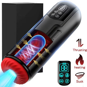 <strong>Male</strong> Masturbator Cup Automatic <strong>Male</strong> <strong>Masterbation</strong> Thrusting Vibrating Sucking Stroker Adult Sex Toys for Men - Product Image 3