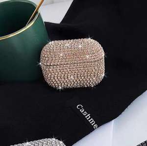 Lüks tasarım kristal elmas darbeye kablosuz şarj kulaklık aksesuarları AirPods 1 2 3 Pro için kılıf ücretsiz kargo - Product Image 5