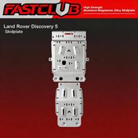 FASTCULB Plaque de protection antidérapante en alliage d'aluminium 5/8 mm pour Land Rover Discovery 5, installation au positionnement des trous d'origine, pour 2017-2019