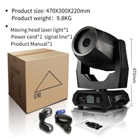 Efectos de Escenario, Luz Láser Móvil de 10w 15w, Efecto de Animación, Luz Láser Móvil RGB