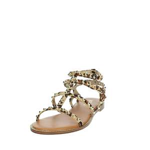 Sandalias Bajas para Mujer Keys K-10891 Beige con Tiras y Estampado de Leopardo, para Verano - Product Image 6