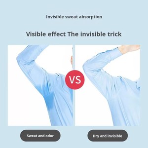 Protège-aisselles jetables invisibles pour l'été, ultra-fins, respirants, absorbants la transpiration, <span class=keywords><strong>anti</strong></span>-transpiration, sans motif imprimé - Product Image 2