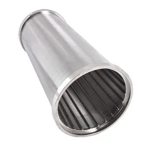 Wedge weld screen sieve plate water filter for pond filter system