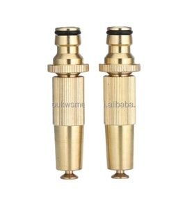 No MOQ In Stock GHT Quick Connector Water Sprayer Easy Adjustable Garden Hose Brass Nozzle