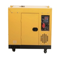 Groupe électrogène diesel silencieux Poweronly DG18000SE avec onduleur 5kVA 8kVA 10kVA, petit, portable, démarrage électrique 12V CC, haute performance