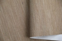 Papier peint en jute brun, fibre naturelle, tissé texturé, revêtement mural pour la décoration intérieure des hôtels et des maisons