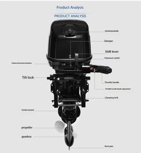 Chất lượng cao 703cc động cơ phía ngoài 2 đột quỵ 40hp thuyền phía ngoài động cơ động cơ - Product Image 3