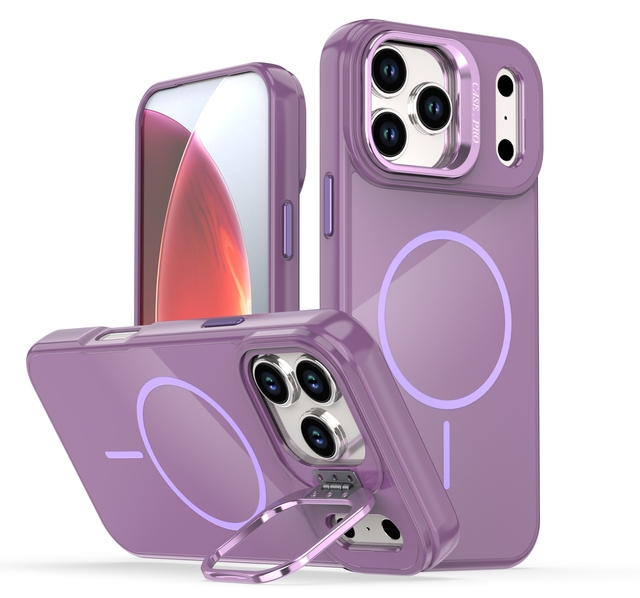 New Arrival High Quality Camera Kickstand Magnetic Wireless Charging Phone case for iphone 17 air Pro Max 16 Plus 15 14 13 12 11