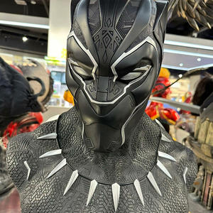 Busto de Pantera Negra de los Vengadores de Alta Calidad, Forma de Animal, Resina GK, Ecológico, Esculpido, Regalo Hecho a Mano, Adorno de Colección para <span class=keywords><strong>Bar</strong></span> - Product Image 4