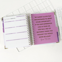 Journal de prière personnalisé, planificateur spirituel de gratitude, planificateur de soins personnels, réflexion, bien-être inspirant, carnet quotidien biblique