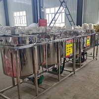 Machine de raffinage de l'huile de noix de coco bon retour machine de raffinage de pétrole brut