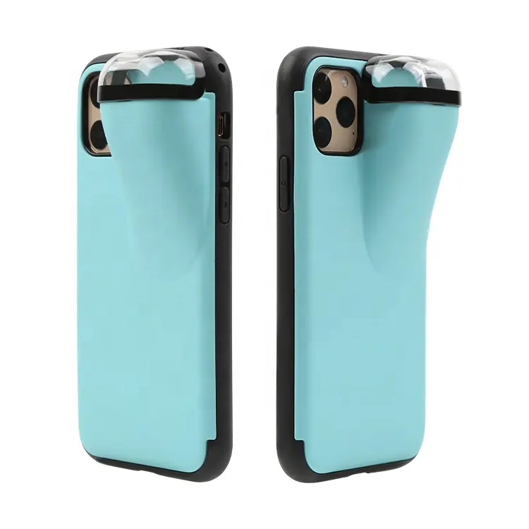 Phone Case Supplier Wireless Headphone TPU PC Telephone Etui Coque with Airpods Holder for Apple iPhone 11 Pro Max XS XR 8 Plus