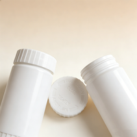 Botella de Plástico HDPE Blanca Esmerilada Ecológica para Cosméticos y Cuidado de la Piel HS16