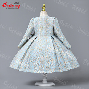 Robe de soirée pour fille Yoliyolei, motif floral d'été, sans bretelles, design élégant, avec sac et bandeau - Product Image 6