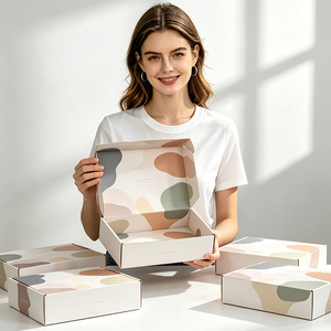 Cajas de Envío para <span class=keywords><strong>Tampones</strong></span> con Logotipo Personalizado, Cajas de Cartón Corrugado Reciclables y Ecológicas con Cierre Magnético, Diseño Impreso de Alta Gama - Product Image 2