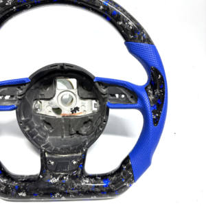 Convient pour 2007-2024 <span class=keywords><strong>Audi</strong></span> A1 A3 A4 A5 A6 A7 RS <span class=keywords><strong>R8</strong></span> RS3 C7 Q5 Q7 S3 8V B8 B9 S4 Q3 Q8 TT Roue de direction personnalisée en fibre de carbone - Product Image 2