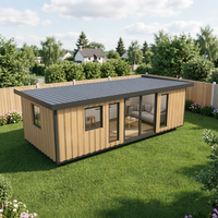 Unité d'habitation préfabriquée de luxe pour l'extérieur, maison modulaire haut de gamme pour jardin, chambre d'amis, installation rapide