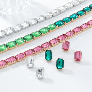 جديد بوهيمي الصيف الفاخرة قلادة قلادة كريستال القرط مجموعة للنساء الفتيات العروس مجوهرات الزفاف - Product Image 4