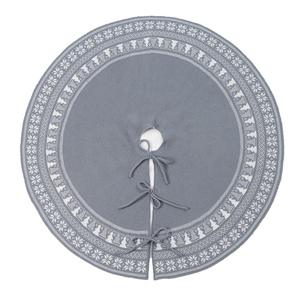 Falda <span class=keywords><strong>de</strong></span> Árbol <span class=keywords><strong>de</strong></span> <span class=keywords><strong>Navidad</strong></span> <span class=keywords><strong>de</strong></span> Tela Tejida <span class=keywords><strong>de</strong></span> 48/36 Pulgadas <span class=keywords><strong>de</strong></span> Buena Calidad y Más Vendida, Decoración con Logotipo Personalizado por Sublimación, Gruesa - Product Image 4